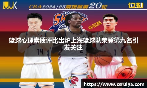 篮球心理素质评比出炉上海篮球队荣登第九名引发关注